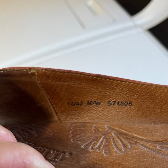 Born Women's Red Leather Loafers - Picture 12 of 12